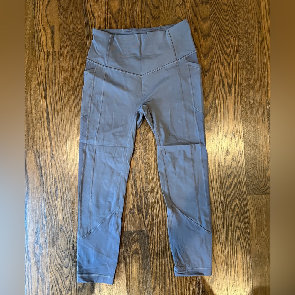 Gray Lululemon Capri Leggings